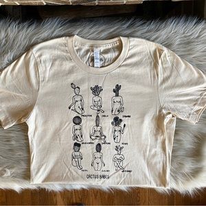 Cactus Babes Graphic Tee - Cream